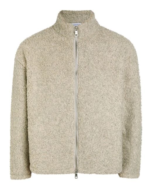 MKI Miyuki-Zoku Natural High-Neck Fleece Jacket for men