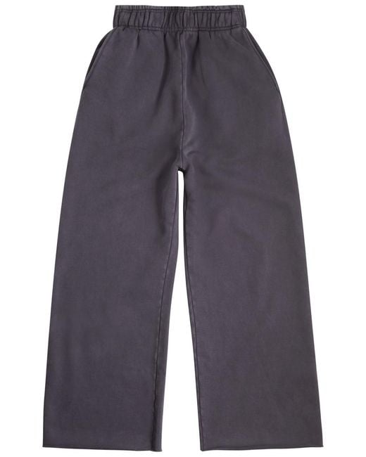 Entire studios Blue Wide-Leg Cotton Sweatpants for men