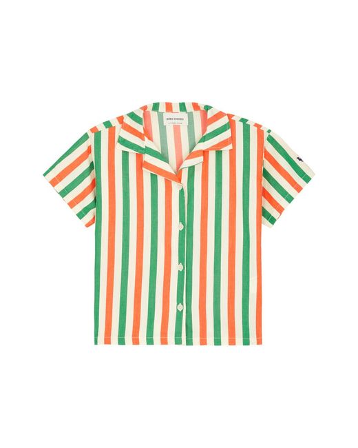Bobo Choses Multicolor Kids Striped Cotton Shirt (2-10 Years) for men