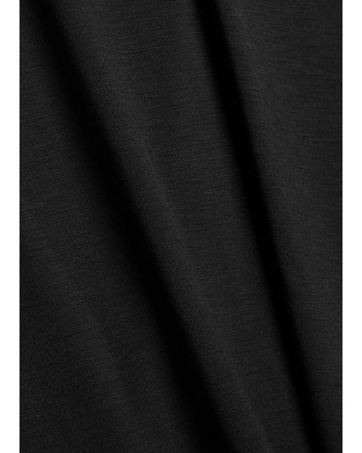 vuori Black Current Tech Jersey T-Shirt for men