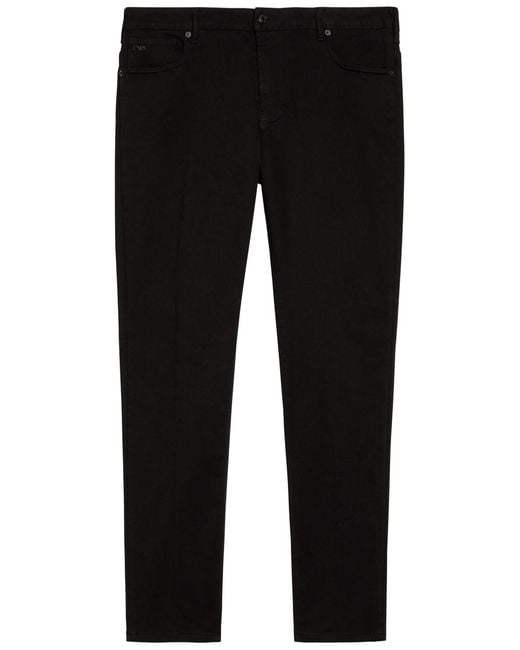 Emporio Armani Black J06 Slim-Leg Jeans for men