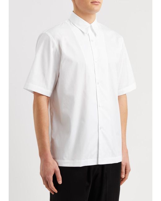Dries Van Noten White Clasen Cotton-poplin Shirt for men