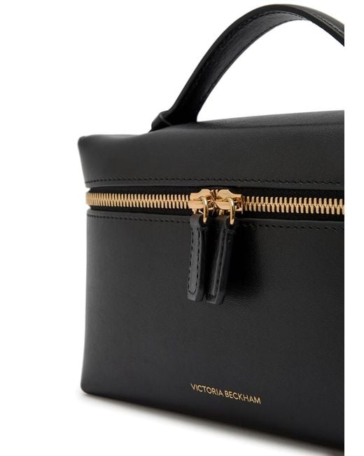 Victoria Beckham Black Vanity Leather Cross-Body Bag