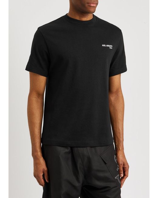 Axel Arigato Black Legacy Logo-print Cotton T-shirt for men
