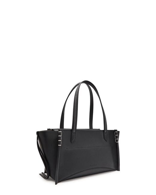J.W. Anderson Black Elongated Loafer Leather Tote Bag