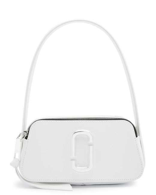 Marc Jacobs White The Slingshot Dtm Leather Shoulder Bag