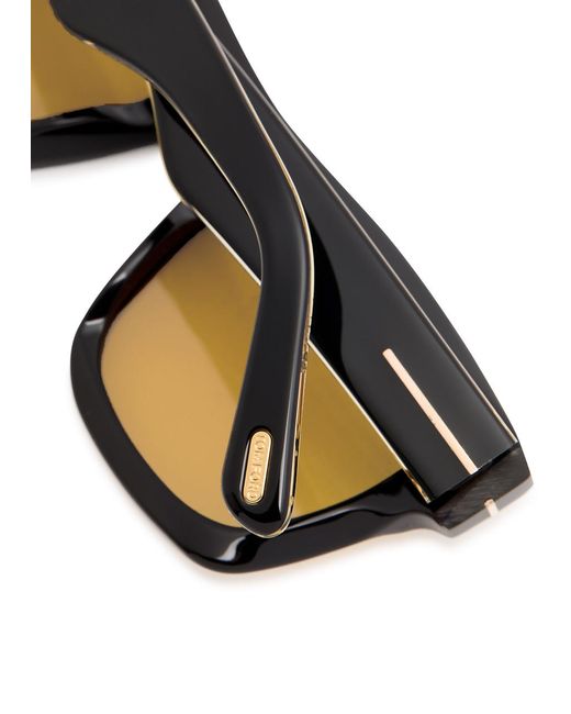 Tom Ford Metallic Icon Square-Frame Sunglasses for men