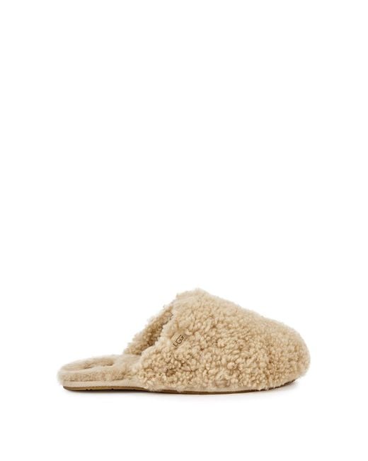 Ugg Natural Maxi Curly Shearling Slippers , Slippers, Slip On