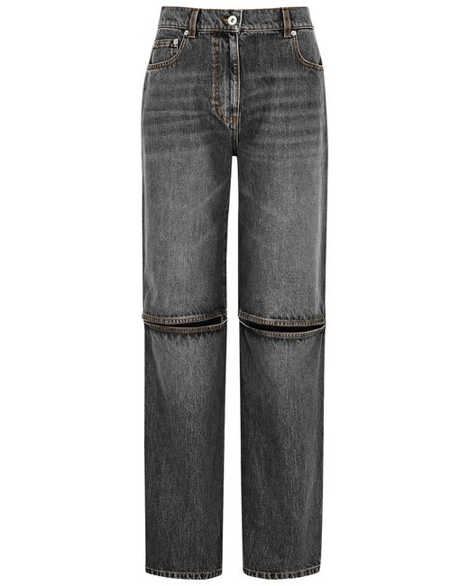 J.W. Anderson Gray Cut-out Bootcut Jeans