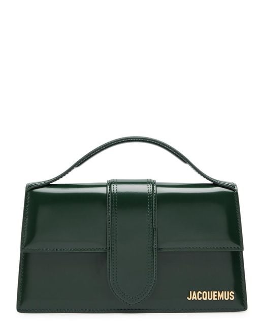 Jacquemus Green Le Grande Bambino Leather Top Handle Bag