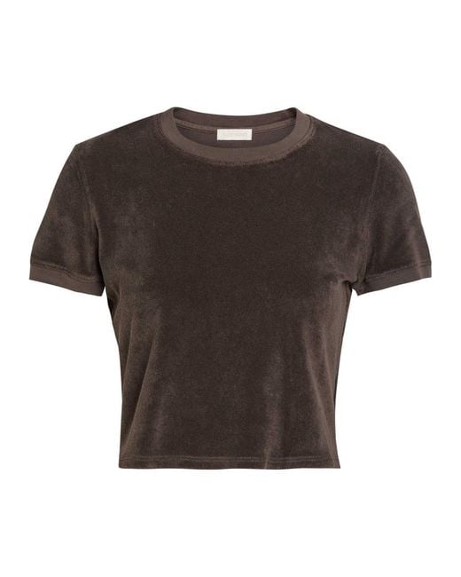 Suzie Kondi Black Carpi Terry T-Shirt