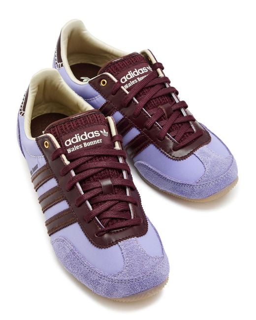 Wales Bonner Purple Adidas X Japan Panelled Nylon Sneakers