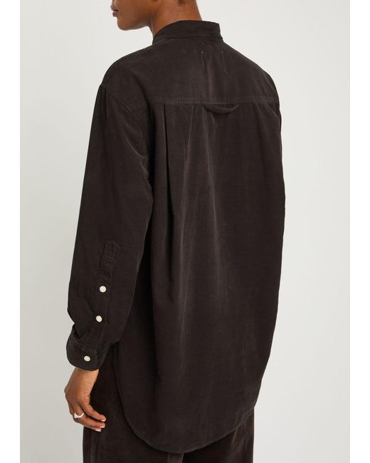 Citizens of Humanity Black Kayla Corduroy Shirt