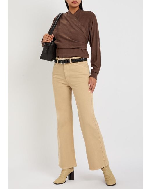 Lemaire Natural Flared-Leg Jeans