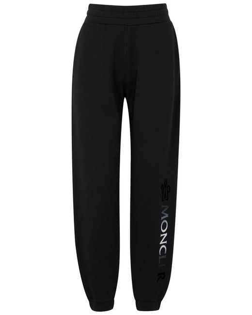 Moncler Black Logo Cotton Sweatpants
