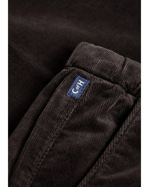 Citizens of Humanity Black Aurora Straight-Leg Corduroy Trousers