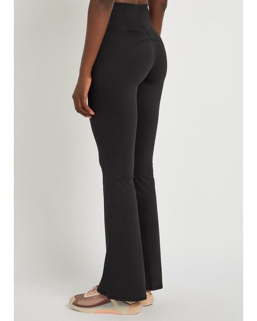 Stella McCartney Black Adidas X Flared Stretch-Jersey Leggings