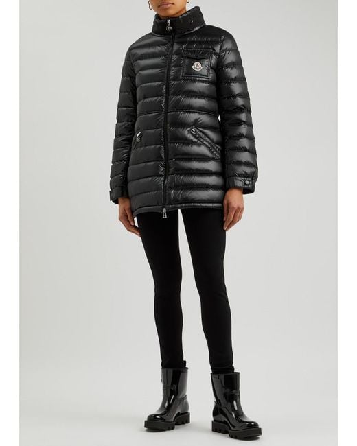 Moncler Black Madine Quilted Shell Jacket