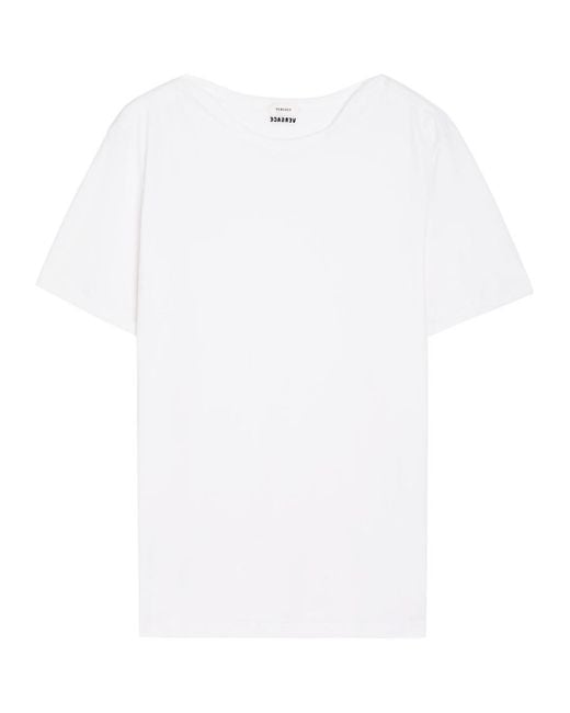 Versace White Stretch-Cotton T-Shirt for men