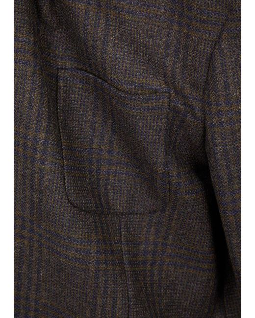 Paul Smith Black Checked Wool Blazer for men