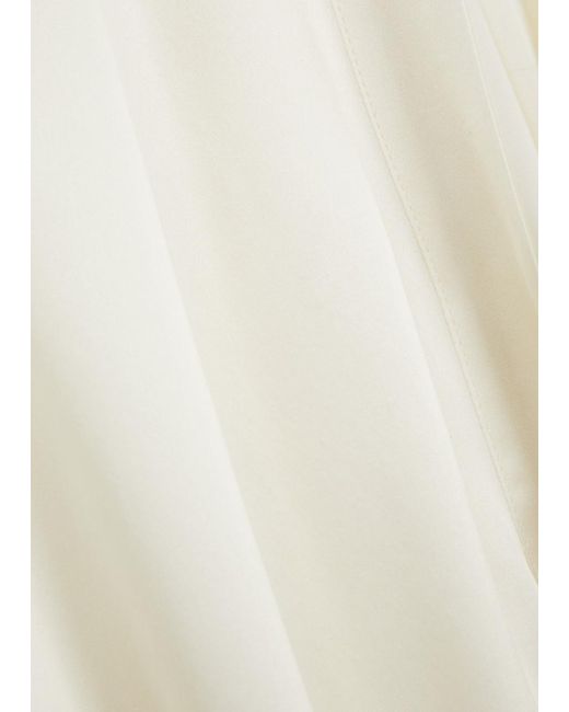 Nk Imode White Morgan Silk Robe