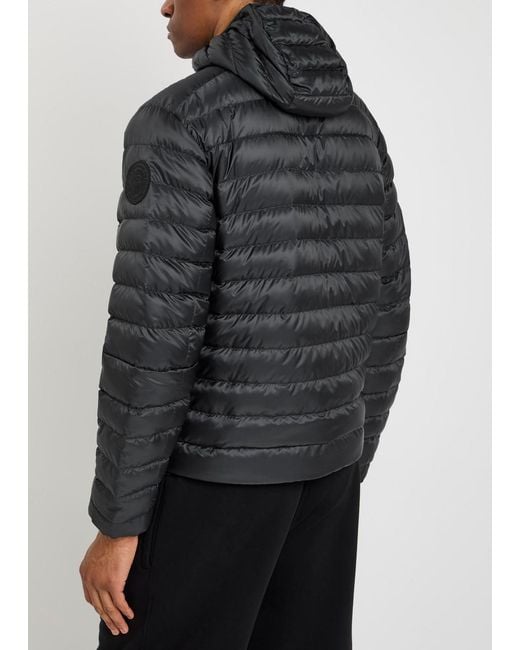 Canada Goose Black Stratus Padded Shell Jacket for men