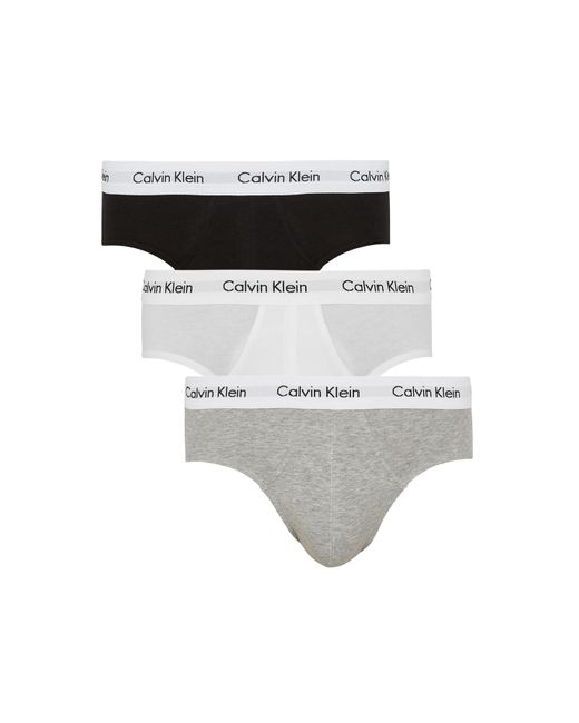 Calvin Klein Multicolor Stretch Cotton Briefs for men