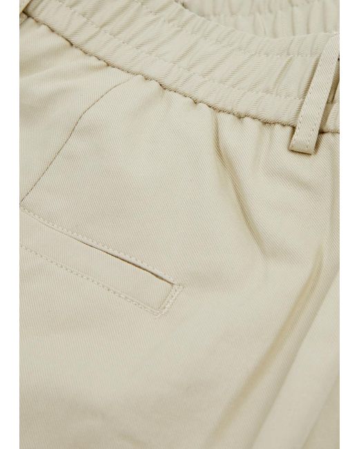 CHE Natural Pleated Cotton-Blend Chinos for men