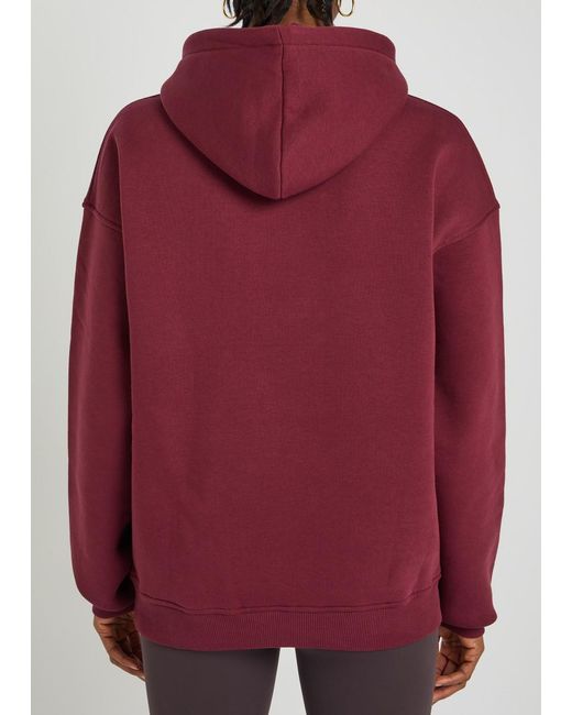 Tala Logo-Embroidered Hooded Cotton-Blend Sweatshirt