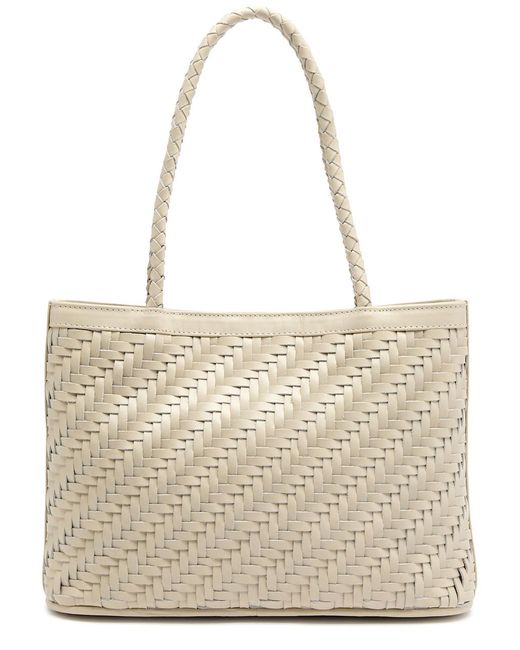 Bembien Natural Ella Woven Leather Tote