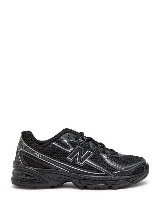 New Balance Black 740 Panelled Mesh Sneakers