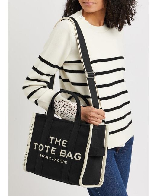 Marc Jacobs Black The Tote Medium Canvas Tote