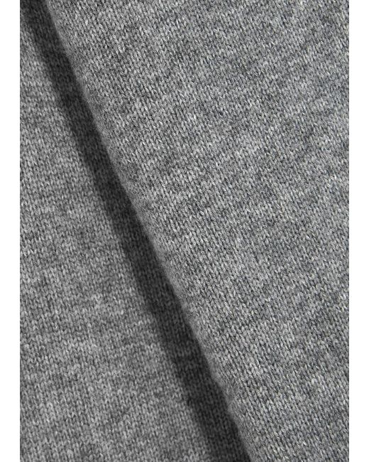 PAIGE Gray Raundi Cut-Out Wool-Blend Jumper