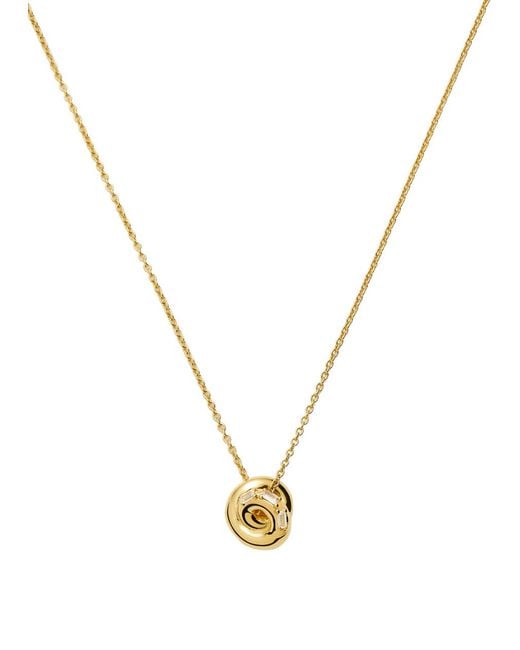 Missoma Metallic X Lucy Williams Knot Pendant 18Ct Vermeil Necklace