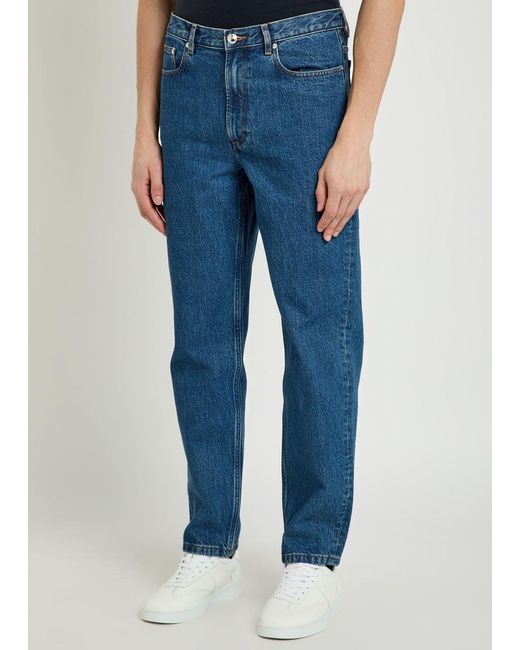 A.P.C. Blue Martin Straight-Leg Jeans for men