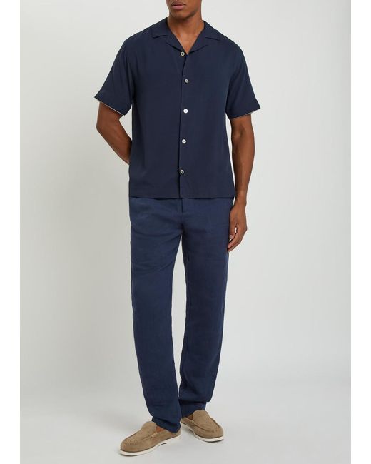 CHE Blue Valbonne Woven Shirt for men