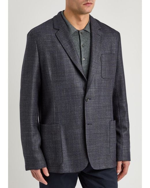 Paul Smith Blue Wool-Blend Blazer for men