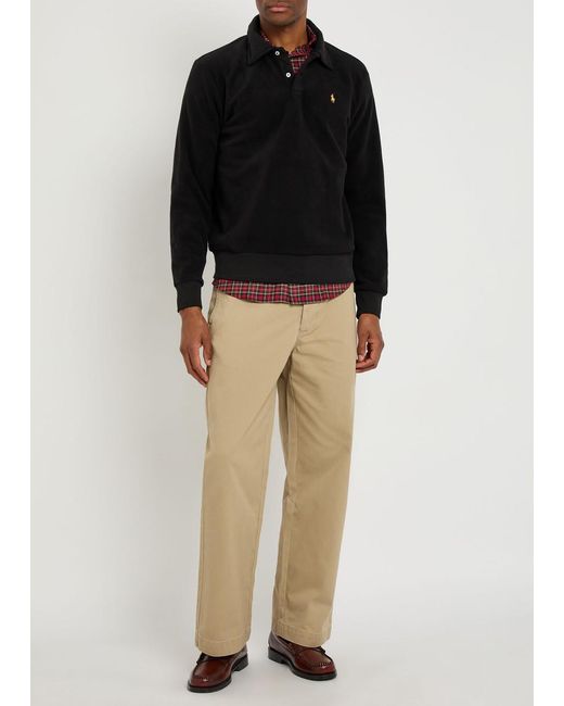 Polo Ralph Lauren Black Logo Cable-Knit Wool And Cashmere-Blend Jumper for men