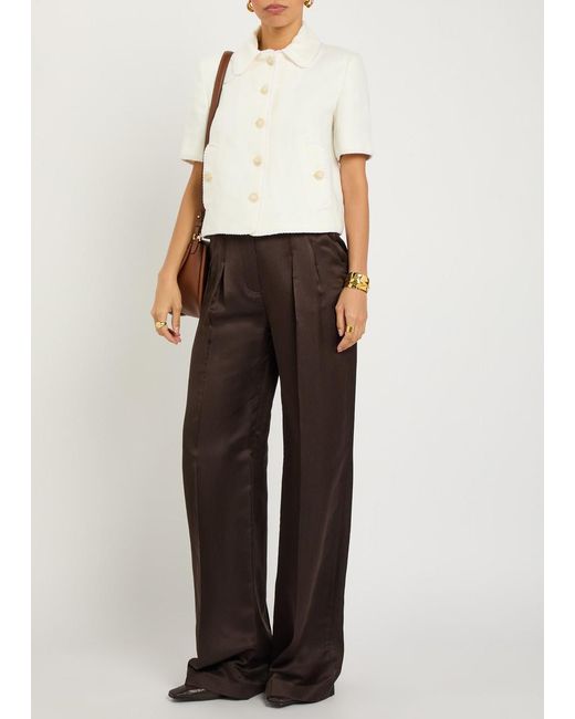 Etro White Embroidered Linen Jacket