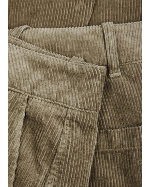 YMC Natural Deadbeat Barrel-leg Corduroy Trousers