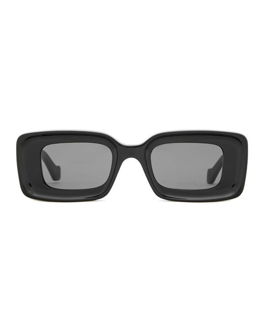 Loewe Black Rectangle-frame Sunglasses