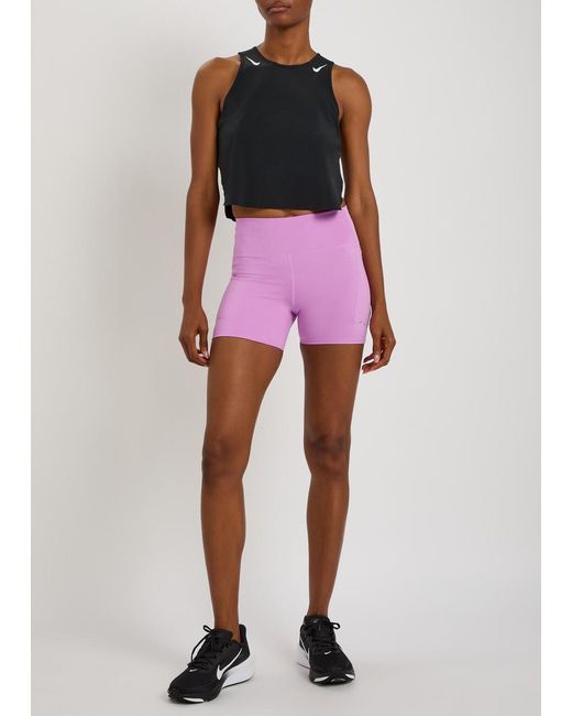 Nike Pink Swift Dri-Fit Stretch-Jersey Shorts
