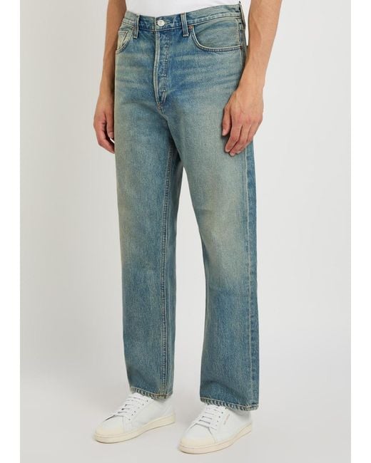 Agolde Blue 90S Straight-Leg Jeans for men