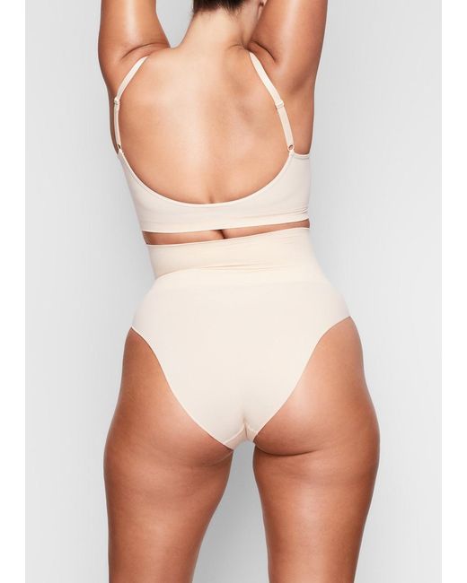 Skims White Seamless Sculpt Bralette