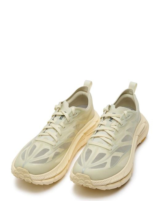 Hoka One One White U Mafate Speed 4 Lite Mesh Sneakers