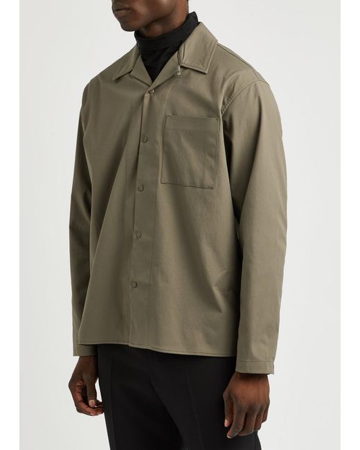 Norse Projects Green Carsten Twill Overshirt for men