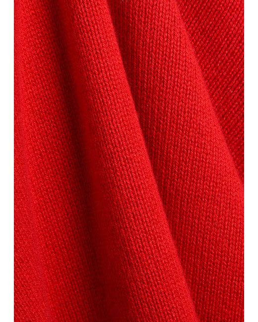 The Elder Statesman Red Pali Cashmere Jumper