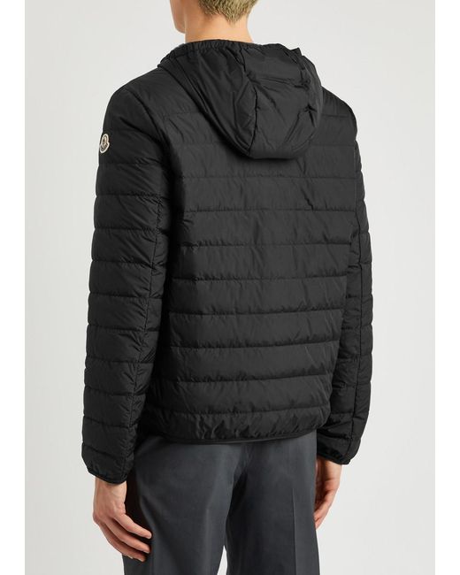 Moncler Black Pulao Quilted Shell Jacket for men