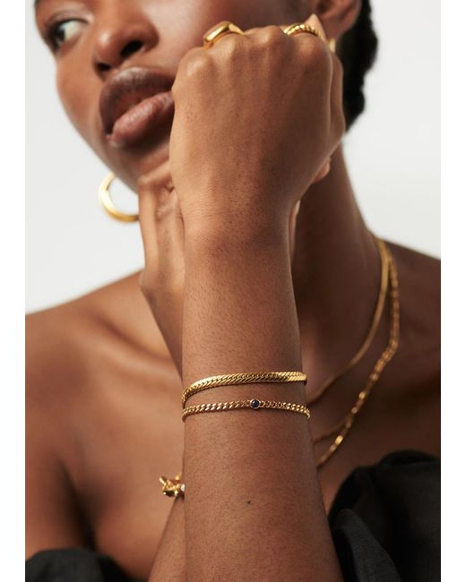 Missoma Metallic September Birthstone 18kt Vermeil Bracelet
