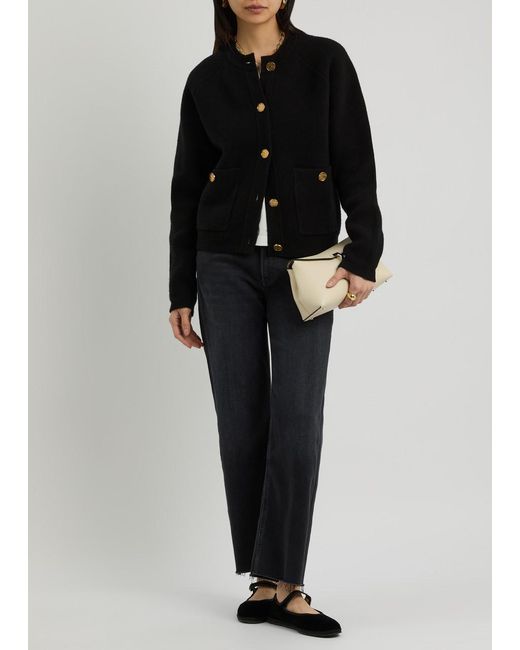 Citizens of Humanity Blue Palma Cropped Straight-Leg Jeans